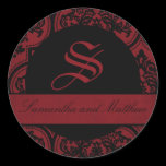 Vampire Bride Monogram Sticker