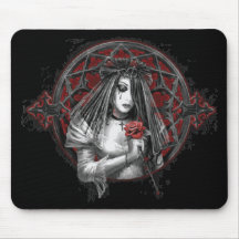 Vampire-Bride Mouse Mat