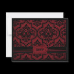 Vampire Bride RSVP Card A Personalized Invitation