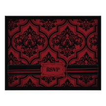 Vampire Bride RSVP Card A Personalized Invitation