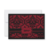 Vampire Bride RSVP Card B3 Custom Invites