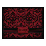 Vampire Bride RSVP Card D Custom Invites