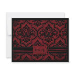 Vampire Bride RSVP Card D Custom Invites