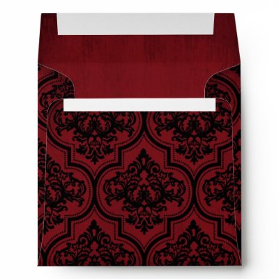 Vampire Bride Square Envelope