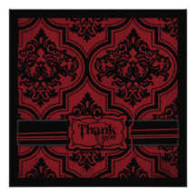 Vampire Bride TY Square Invites