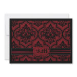 Vampire Bride Wedding Invitation Card
