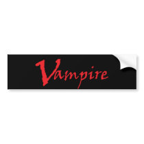 Vampire bumper stickers