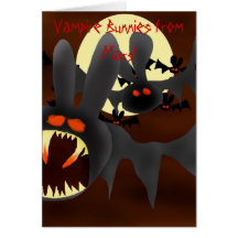 Vampire Bunnies from Mars Cards