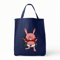 Vampire Bunny Doodle Art Bag bags