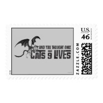 Vampire Cat: And You Thought Only Cats Had 9 Lives Postage Stamp