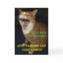 Vampire Cat Card