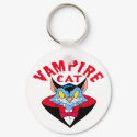 Vampire Cat keychains by TheGalacticGroundhog Vampire Cat keychains
