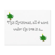 Vampire Christmas Postcard