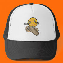 vampire coffin and bats design hats