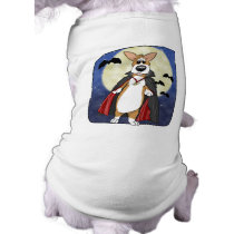 Vampire Corgi Dog Shirt pet clothing