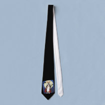 Vampire Corgi Tie