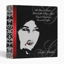 Vampire Count Black Exquisite Halloween Binder