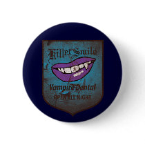 Vampire Dental Pinback Buttons