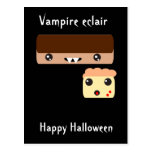 Vampire eclair  "Happy Halloween" Post Cards