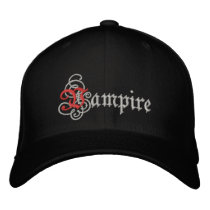 Vampire Embroidered Hats