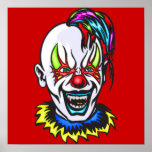 Vampire Evil Clown Print