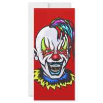 Vampire Evil Clown Custom Rack Card