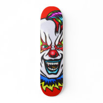 Vampire Evil Clown Custom Skate Board