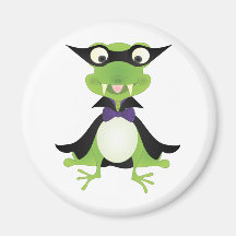 Vampire Frog Fridge Magnets