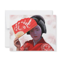 Vampire Geisha invitations