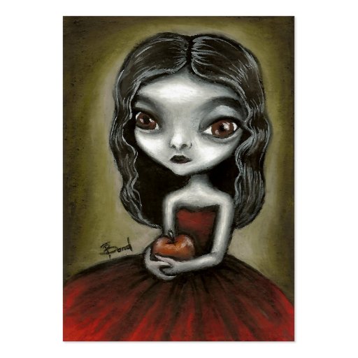Vampire girl ACEO prints Business Card Templates