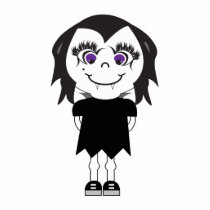 Vampire Girl Full Body photo sculptures by doonidesigns Vampire Girl Full Body photo sculptures