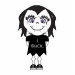 Vampire Girl I Suck Cut Outs