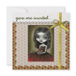 Vampire girl invitations
