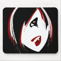 Vampire Girl mousepads