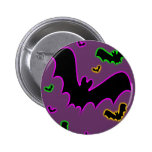 Vampire Glow Bats buttons