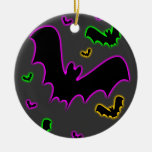 Vampire Glow Bats Gothic Christmas Ornament ornaments