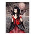 Vampire Gothic Fairy Art Poster Print