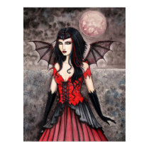 Vampire Gothic Fairy Art Poster Print