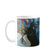 Vampire graffiti mugs