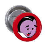 Vampire Halloween Button