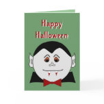Vampire Halloween Card