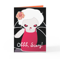 Vampire Halloween Card for kids - by kidsonly Vampire Halloween Card for kids -