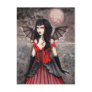 Vampire Halloween Gothic Fairy Postcard