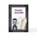 Vampire Halloween Invitation cards