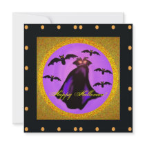 Vampire Halloween Invitations template