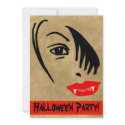 Vampire Halloween Party Invitation invitation