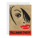 Vampire Halloween Party Invitation