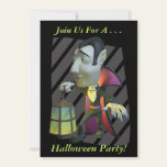 Vampire Halloween Party Invitation