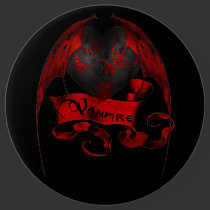 Vampire Heart buttons