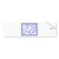 Vampire in Blue Bumper Sticker